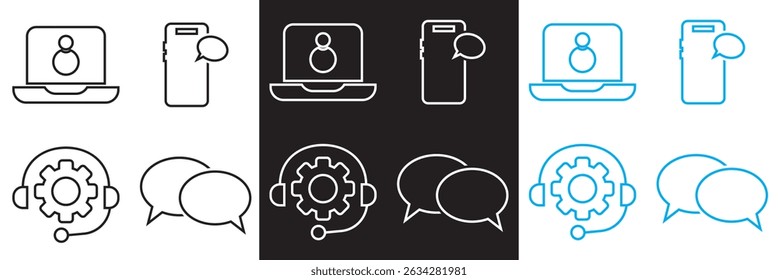 Customer service  web icon. . Help and support vector. Support and service vector. Vector for websites, mobile interfaces, presentations, banner, visual branding etc. Vector illustration. EPS 10