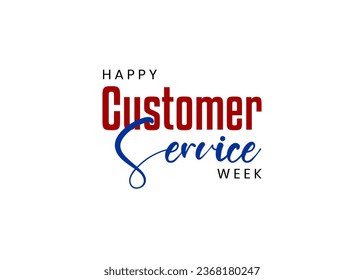 customer service week, holiday concept