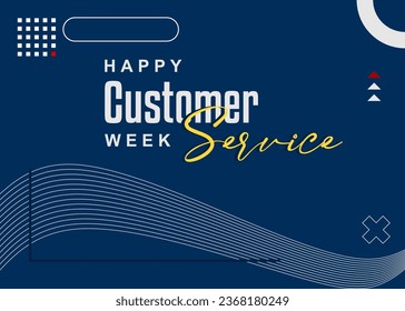 customer service week, holiday concept