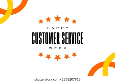 customer service week holiday concept