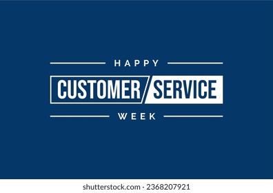 customer service week holiday concept