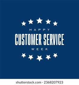 customer service week holiday concept