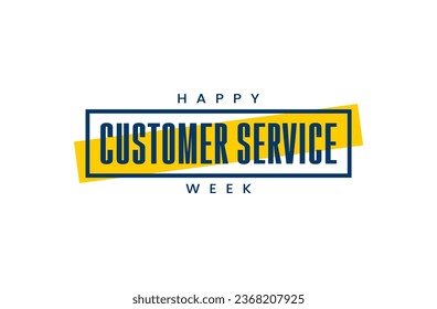 customer service week holiday concept