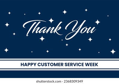 customer service week holiday concept