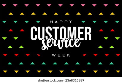 customer service week, holiday concept