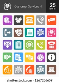 Customer Services Filled Icons