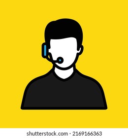 Customer services icon for forex trading, stock exchange and crypto price analysis.