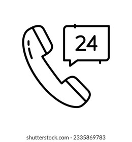 Iconos de servicios al cliente, ilustración de material vectorial.