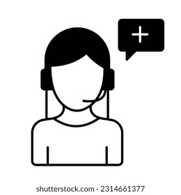 Customer services Vector Icon easily modify

