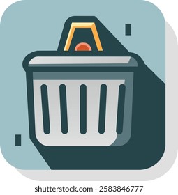 Customer shopping cart icon vector