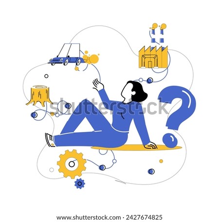 Customer solution vector illustration. Navigating sea consumer needs requires compass calibrated with values responsibility Success is destination reached when businesses and clients journey together