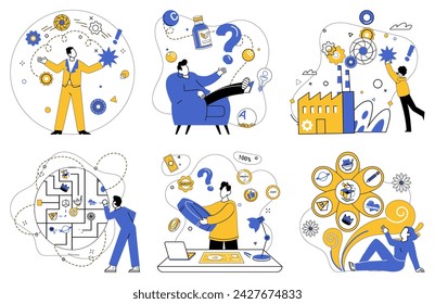 Customer solution vector illustration. Responsiveness is melody plays in hearts clients when their needs find quick solution Crafting solutions is akin to planting seeds trust blossom into flourishing