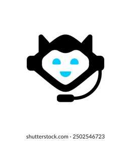 Customer square Service Digital icon or logo isolated sign symbol vector illustration - high quality black and color style vector icons