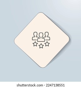 Customer Stories icon vector design