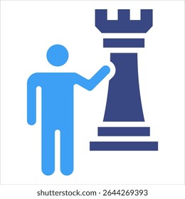 Customer Strategy Icon Element For Design