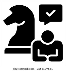 Customer Strategy Icon Element For Design