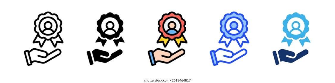 Customer Success Icon Collection With Multiple Styles