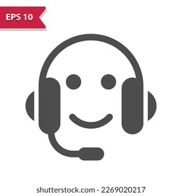 Customer Support - Call Center Icon. Customer Service. Professional, pixel perfect icon, EPS 10 format.