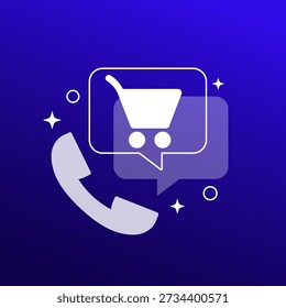 Diseño de llamada de Asistencia al cliente con Carrito de compras