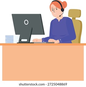 Atención de Asistencia al cliente Gerente de TI call service desk call operator 