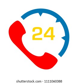 customer support center. 24 7 support service - help sign symbol