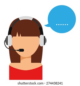 customer support design, vector illustration eps10 graphic 