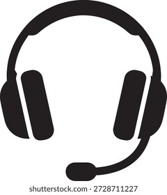 Icono de servicio de auriculares de Asistencia al cliente