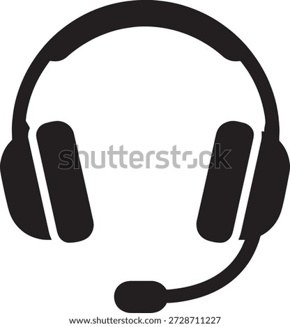 Customer Support Headset Service Icon
