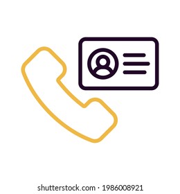 Imagen vectorial de icono del servicio de ayuda al cliente, soporte técnico, etc. También se puede usar para la ciberseguridad. Idóneo para aplicaciones web, aplicaciones móviles y medios impresos.