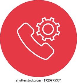Customer support, help desk, phone call icon vector image. Can also be used for customer support. Suitable for use on web apps, mobile apps and print media.