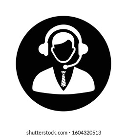 customer support icon / Call center, consultant, service