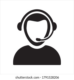 Icono de asistencia al cliente. Icono del centro de llamadas