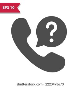 Customer Support Icon. Call Center, Phone Call. Professional, pixel perfect icon, EPS 10 format.