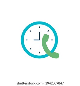 customer support icon in color icon, isolated on white background 
