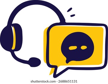 Estilo coloreado del icono de la Asistencia al cliente