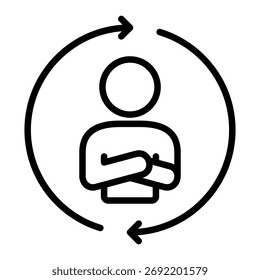 Elemento de icono de Asistencia al cliente para diseño