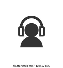 Customer support icon graphic design template vector isolated