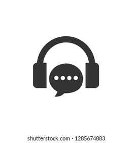 Customer support icon graphic design template vector isolated