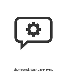 Customer support icon graphic design template vector illustration