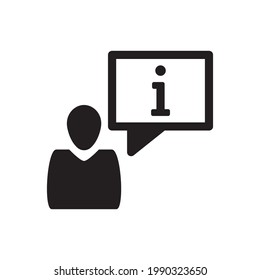 customer support icon -information icon sign symbol 
