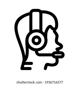 customer support icon or logo isolated sign symbol vector illustration - high quality black style vector icons
