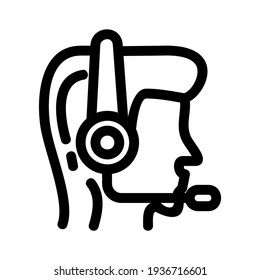 customer support icon or logo isolated sign symbol vector illustration - high quality black style vector icons
