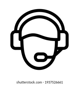 customer support icon or logo isolated sign symbol vector illustration - high quality black style vector icons

