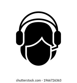 customer support icon or logo isolated sign symbol vector illustration - high quality black style vector icons
