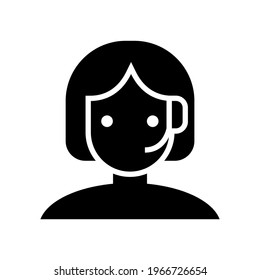 customer support icon or logo isolated sign symbol vector illustration - high quality black style vector icons
