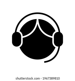 customer support icon or logo isolated sign symbol vector illustration - high quality black style vector icons
