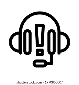 customer support icon or logo isolated sign symbol vector illustration - high quality black style vector icons
