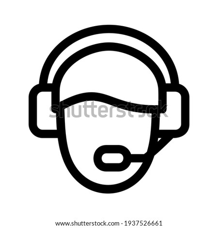 customer support icon or logo isolated sign symbol vector illustration - high quality black style vector icons
