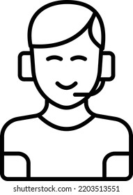 Icono, logotipo o símbolo de asistencia al cliente