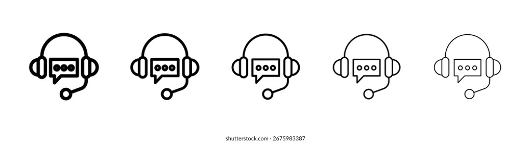 Kundendienst-Symbol für mobiles Konzept und Webdesign.